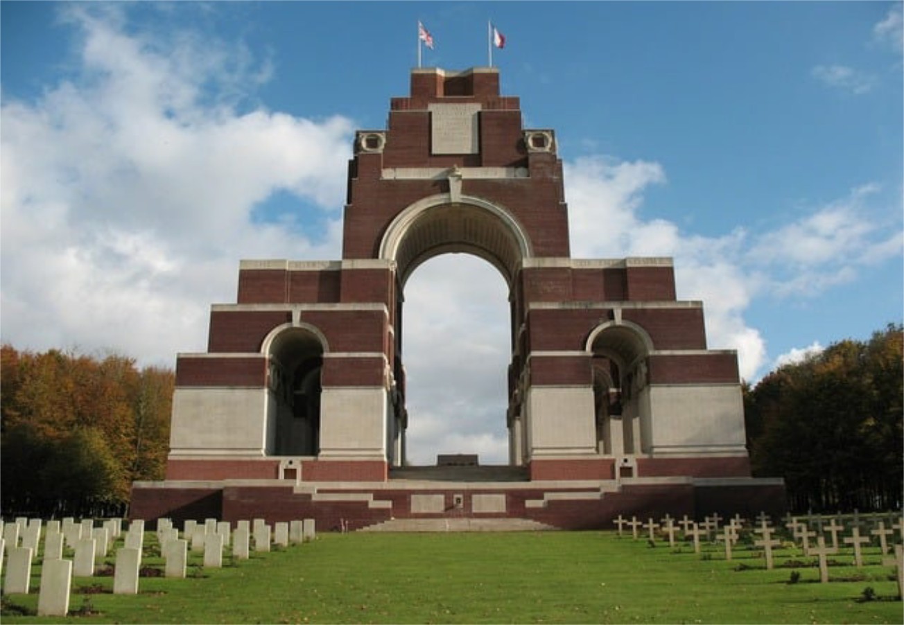 A photo of the Theipval Monument